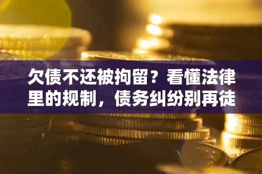 北京欠债不还被拘留？看懂法律里的规制，债务纠纷别再徒劳奔波