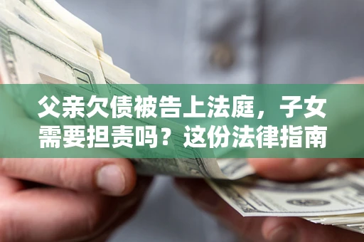 北京父亲欠债被告上法庭，子女需要担责吗？这份法律指南必须看完
