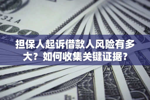 北京担保人起诉借款人风险有多大？如何收集关键证据？