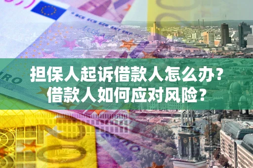 北京担保人起诉借款人怎么办？借款人如何应对风险？